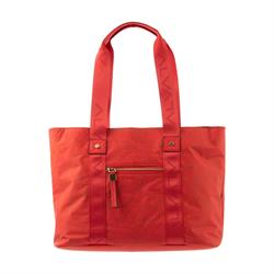 SHOPPING BAG 502 EFFETTO NYLON ALV BY ALVIERO MARTINI ROSSO