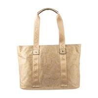 SHOPPING BAG 502 EFFETTO NYLON ALV BY ALVIERO MARTINI BRONZO