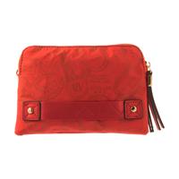 MINI CLUTCH EFFETTO NYLON ALV BY ALVIERO MARTINI ROSSO