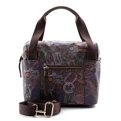 TOTE BAG CON TRACOLLA 511 ALV BY ALVIERO MARTINI MOKA