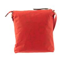 BORSA A TRACOLLA DUE CERNIERE 517 ALV BY ALVIERO MARTINI ROSSO