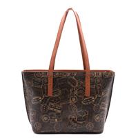 BORSA A SPALLA SHOPPER ALV BY ALVIERO MARTINI MOKA