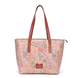 BORSA A SPALLA SHOPPER ALV BY ALVIERO MARTINI SAFARI