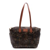 BORSA A SPALLA SHOPPING 3040 ALV BY ALVIERO MARTINI MOKA