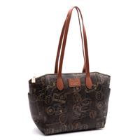 BORSA A SPALLA SHOPPING 3040 ALV BY ALVIERO MARTINI MOKA