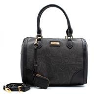 BORSA BAULETTO A MANO CON TRACOLLA BY ALV ALVIERO MARTINI NERO