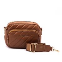 BORSA A TRACOLLA GLAM 0007 CAMERA BAG ROCCOBAROCCO COGNAC