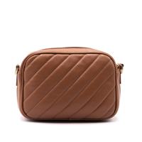 BORSA A TRACOLLA GLAM 0007 CAMERA BAG ROCCOBAROCCO COGNAC