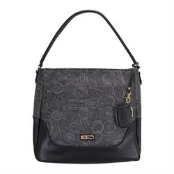 BORSA HOBO A SPALLA BY ALV ALVIERO MARTINI NERO