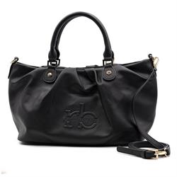 BORSA A MANO DUE MANICI VESTA 1302 ROCCO BAROCCO NERO