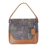 BORSA HOBO A SPALLA BY ALV ALVIERO MARTINI MOKA