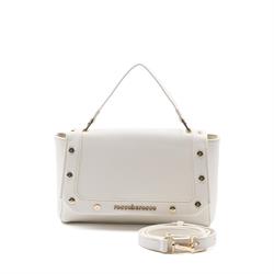 BORSA A MANO CON TRACOLLA GRACE 7004 ROCCO BAROCCO BIANCO