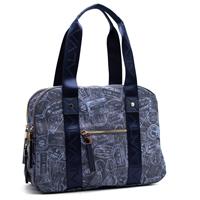 BORSA A SPALLA EFFETTO NYLON 518 ALV BY ALVIERO MARTINI DENIM