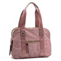 BORSA A SPALLA EFFETTO NYLON 518 ALV BY ALVIERO MARTINI ROSA