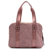 BORSA A SPALLA EFFETTO NYLON 518 ALV BY ALVIERO MARTINI ROSA