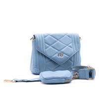 BORSA A TRACOLLA GLAM 0004 ROCCO BAROCCO CELESTE