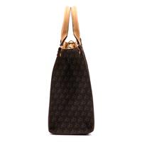 SHOPPING BAG LARGE 11120 MONOGRAM MARRONE ROCCO BAROCCO