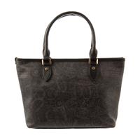 BORSA SHOPPING PASSPORT ALV ALVIERO MARTINI NERO