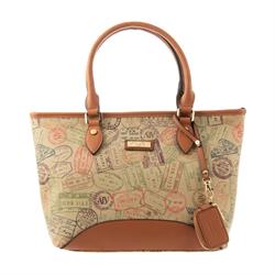 BORSA SHOPPING PASSPORT ALV ALVIERO MARTINI SAFARI