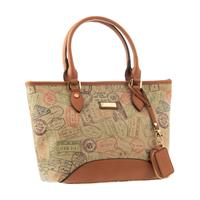 BORSA SHOPPING PASSPORT ALV ALVIERO MARTINI SAFARI