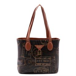 SHOPPING BAG BIG LOGO ALV BY ALVIERO MARTINI MOKA