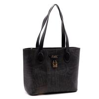 SHOPPING BAG BIG LOGO ALV BY ALVIERO MARTINI NERO