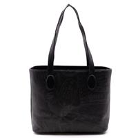 SHOPPING BAG BIG LOGO ALV BY ALVIERO MARTINI NERO