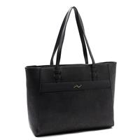 SHOPPING BAG BANDED 5306 ALV BY ALVIERO MARTINI NERO