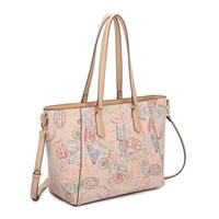 SHOPPING BAG PASSPORT CLASSIC ALV BY ALVIERO MARTINI NATURAL