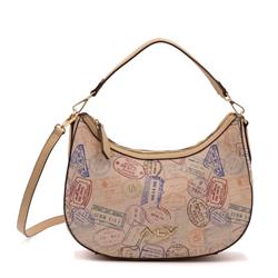 HOBO BAG PASSPORT CLASSIC ALV BY ALVIERO MARTINI NATURAL