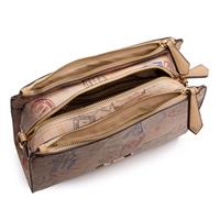 BORSA A SPALLA TRE ZIP PASSPORT CLASSIC NATURAL