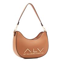 BORSA A SPALLA PAMELA CON TRACOLLA ALV BY ALVIERO MARTINI TAN