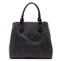 BORSA A MANO BIG LOGO ALV BY ALVIERO MARTINI NERO