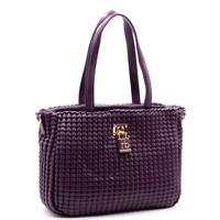 SHOPPING BAG LEDA ROCCO BAROCCO VIOLA