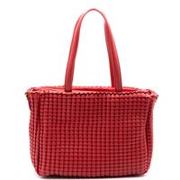 SHOPPING BAG LEDA ROCCO BAROCCO ROSSO