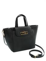 TOTE BAG LUCE ROCCO BAROCCO NERO 24x23,5x12