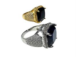 ANELLO DIAMOND ORO E NERO