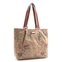 SHOPPER CON TRACOLLA PASSPORT ALV ALVIERO MARTINI SAFARI