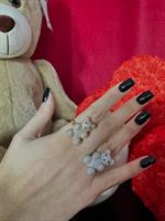 ANELLO TEDDY CON STRASS ORO