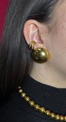 EARCUFF STEEL GOLD