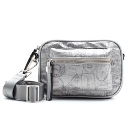 BORSA A TRACOLLA ''EMY'' SILVER ALV BY ALVIERO MARTINI