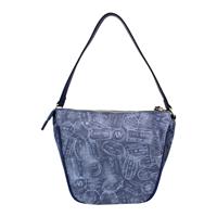 BORSA A SPALLA ''SOPHIE'' GUMMY ALV BY ALVIERO MARTINI DENIM